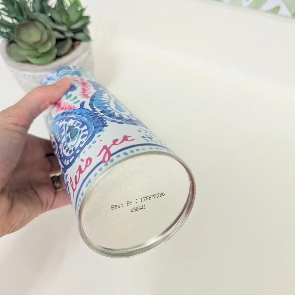 Handmade Lilly Pulitzer Let's Jet Pencil Canister
